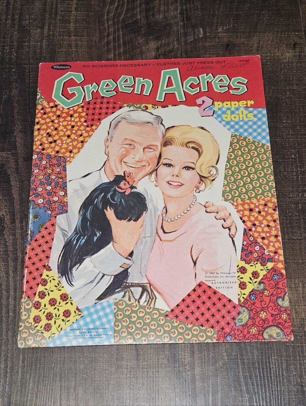 Vintage Green Acres 2 Paper Dolls